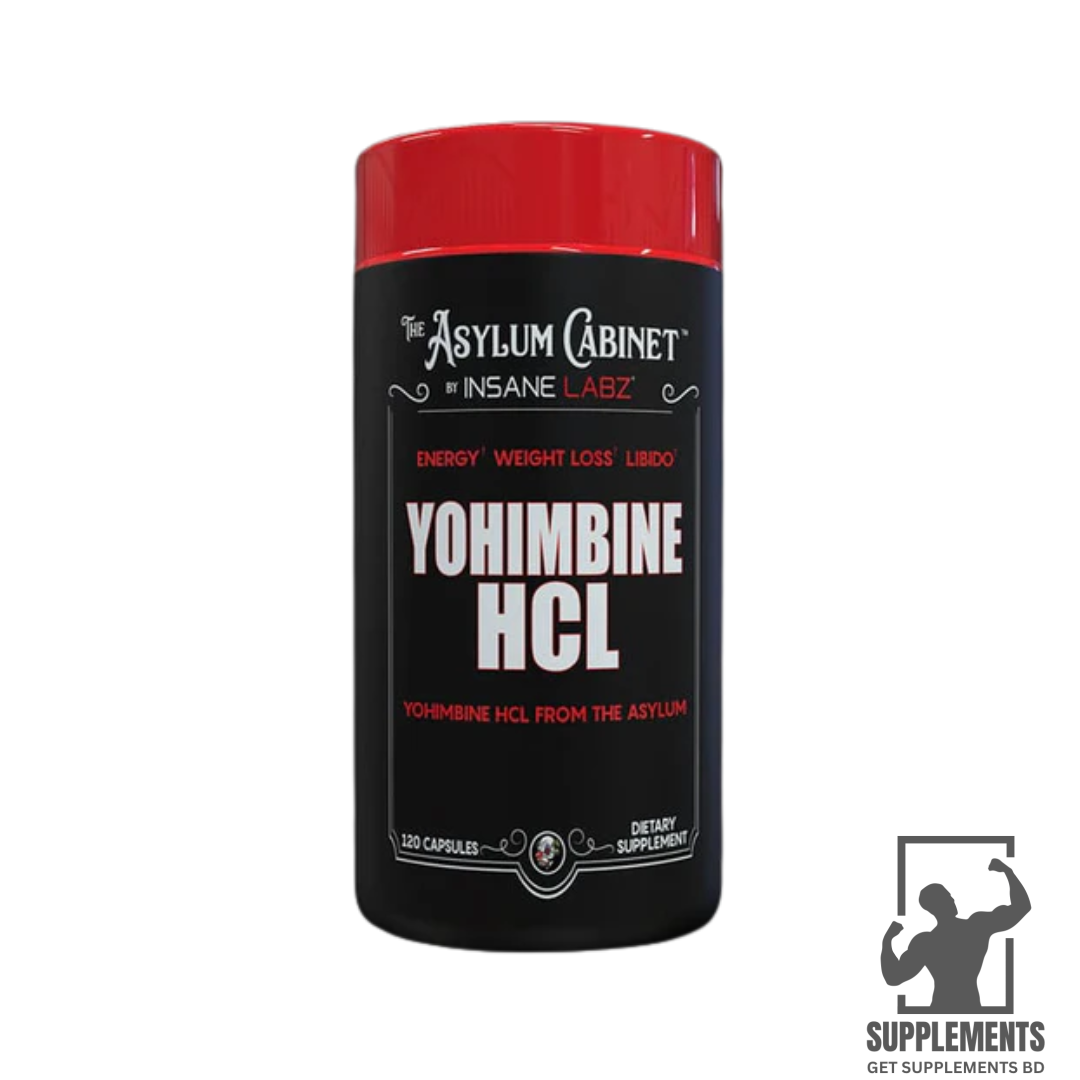 Asylum Cabinet Yohimbine HCL Capsules in Bangladesh – Fat Burner & Energy | GetSupplementsBD
